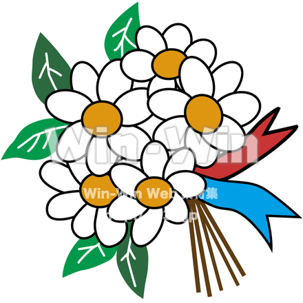 ホワイトデー　花束のCG・イラスト素材 W-018360