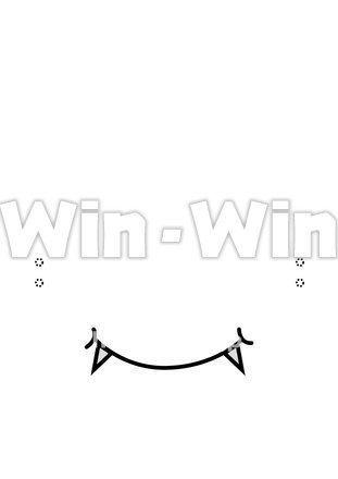 お面用鬼の口のCG・イラスト素材 W-019541