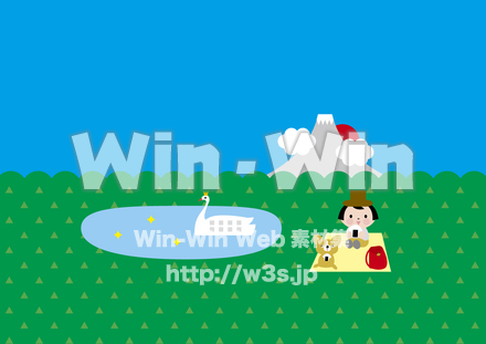 夏休みのCG・イラスト素材 W-019901