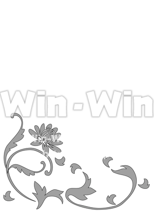 シルエット画のシルエット素材 W-018657