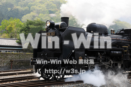 SL機関車の写真素材 W-018147