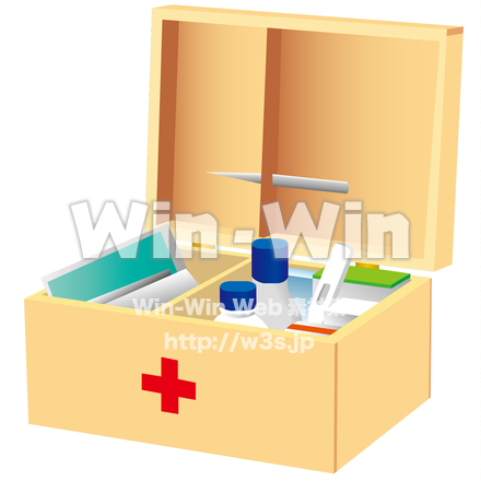 救急箱のCG・イラスト素材 W-019301