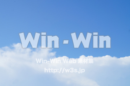 ８月終わりの空の写真素材 W-018094