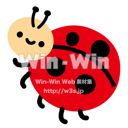 てんとう虫のCG・イラスト素材 W-019232