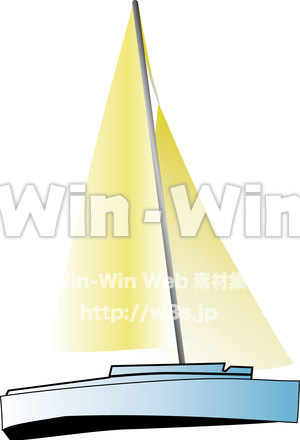 ヨットのCG・イラスト素材 W-019924