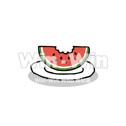 スイカのCG・イラスト素材 W-019128