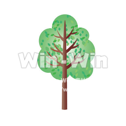 木のCG・イラスト素材 W-019850