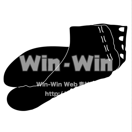 足袋のシルエット素材 W-019334