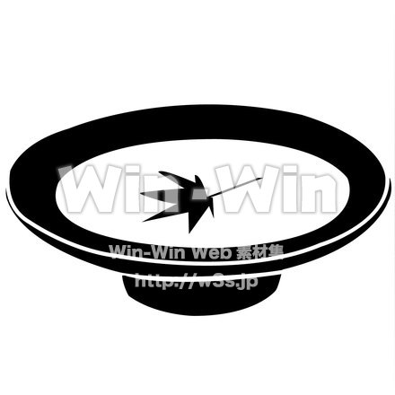 盃のシルエット素材 W-019871