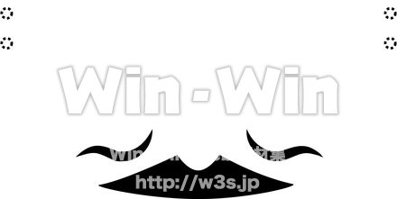 鬼のお面＿口のCG・イラスト素材 W-019585