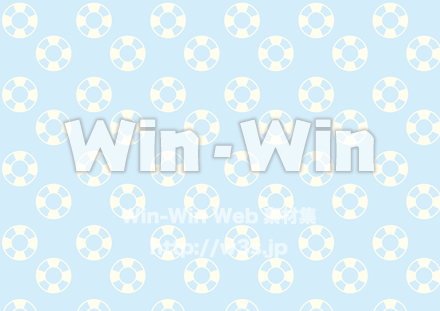 浮き輪-背景のCG・イラスト素材 W-019961