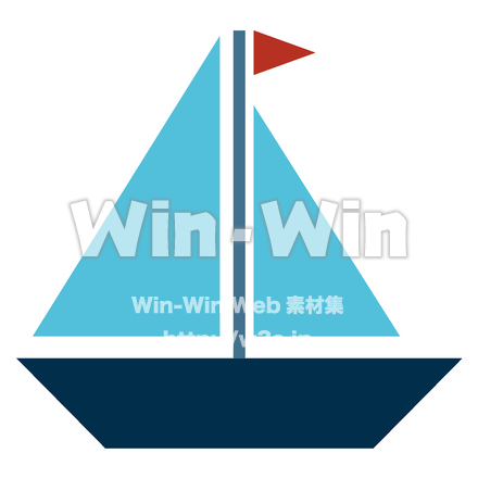 ヨットのCG・イラスト素材 W-019228