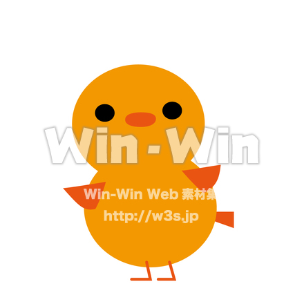 ひよこのCG・イラスト素材 W-019200