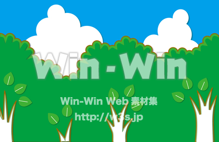 夏の森のCG・イラスト素材 W-018818