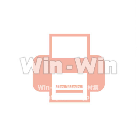 プリンターのCG・イラスト素材 W-019832