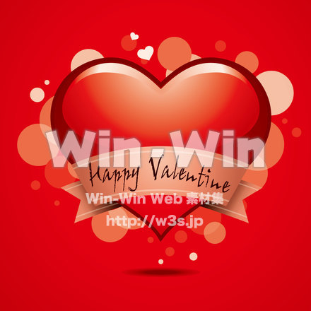 ハートのバレンタインのCG・イラスト素材 W-018490