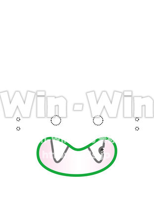 お面の口のCG・イラスト素材 W-019605