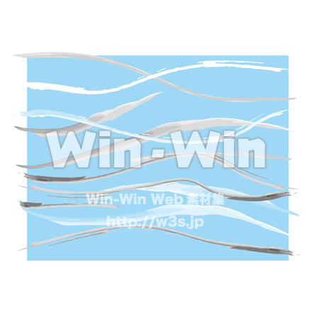 うちわ用背景のCG・イラスト素材 W-019881