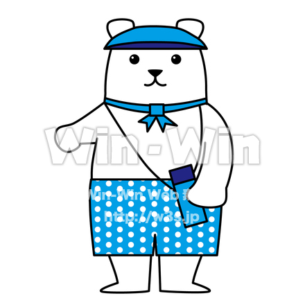 シロクマのCG・イラスト素材 W-019239