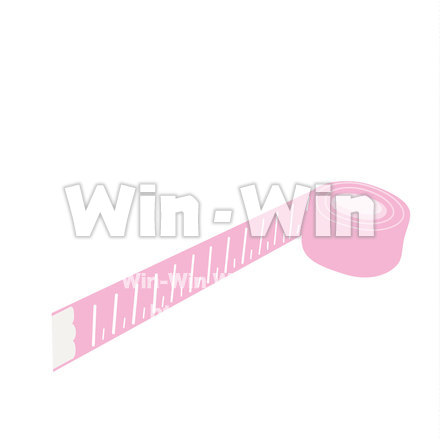 メジャー　巻尺のCG・イラスト素材 W-019888