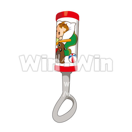 ガラガラのCG・イラスト素材 W-018415