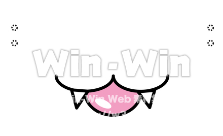 お面の口のCG・イラスト素材 W-019484