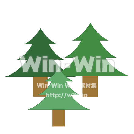 杉のCG・イラスト素材 W-018603