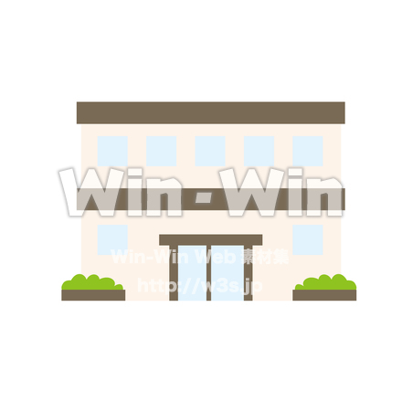 介護施設のCG・イラスト素材 W-019896