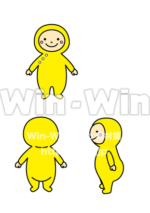 あかちゃんのCG・イラスト素材 W-019662