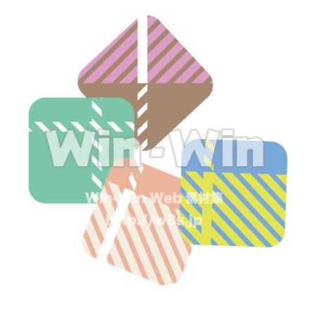 織物　イメージのCG・イラスト素材 W-019072