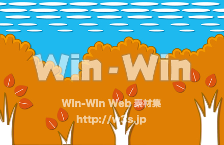 秋の森のCG・イラスト素材 W-018819