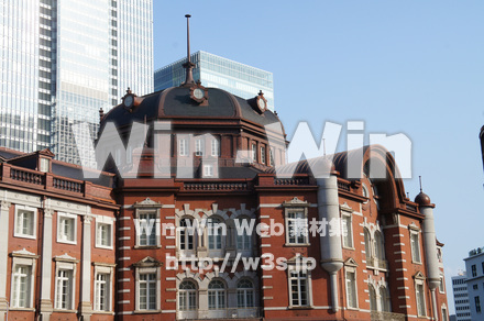 東京駅の写真素材 W-018069