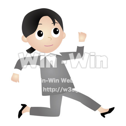 成人女子のCG・イラスト素材 W-019104