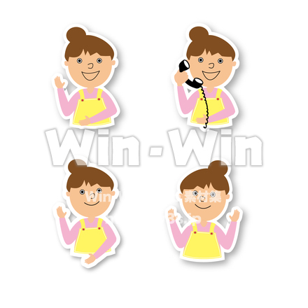 女性のCG・イラスト素材 W-018871