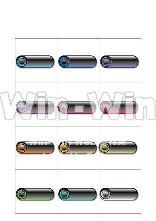 ウェブボタンのCG・イラスト素材 W-019372