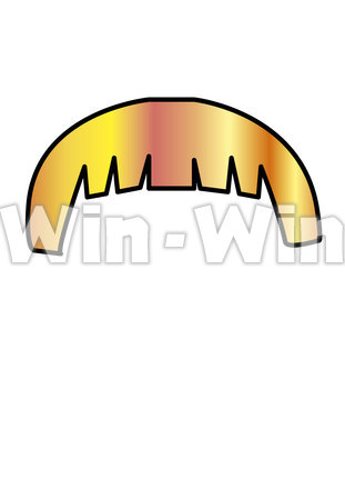 鬼の髪　がんぐろ鬼のCG・イラスト素材 W-019396