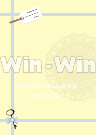 招待状テンプレート（表）のCG・イラスト素材 W-018759