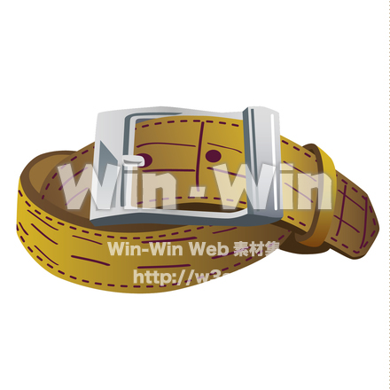 ベルトのCG・イラスト素材 W-018436