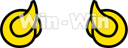 鬼の角のCG・イラスト素材 W-019408