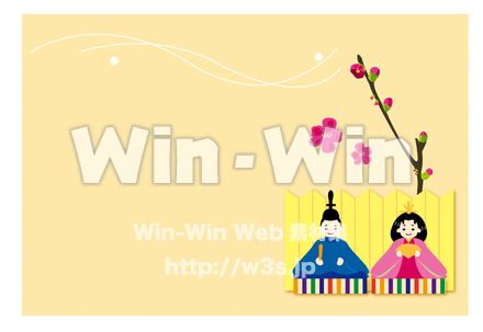 ひなまつりのCG・イラスト素材 W-018420