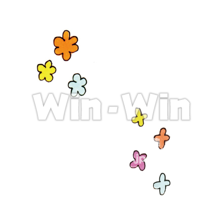 花　モチーフのCG・イラスト素材 W-018638
