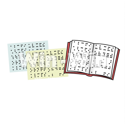 点字のCG・イラスト素材 W-019170