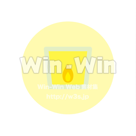 キャンドルホルダーのCG・イラスト素材 W-019092