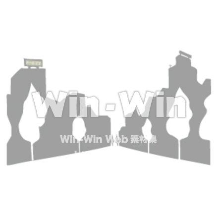 建物シャドウのCG・イラスト素材 W-019254