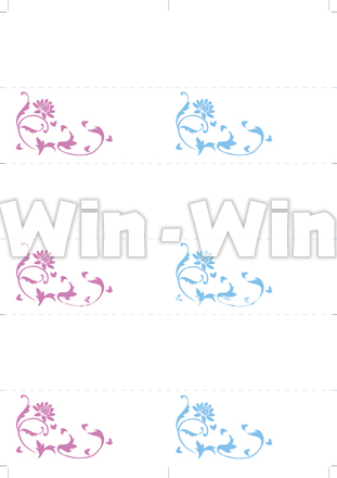 席札のCG・イラスト素材 W-018765