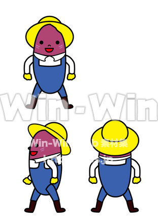 サツマイモのCG・イラスト素材 W-019641