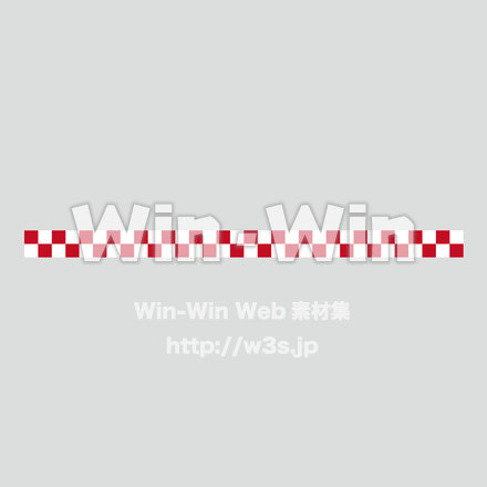 格子模様ラインのブラシのCG・イラスト素材 W-018116