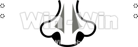 鬼のお面＿鼻のCG・イラスト素材 W-019586