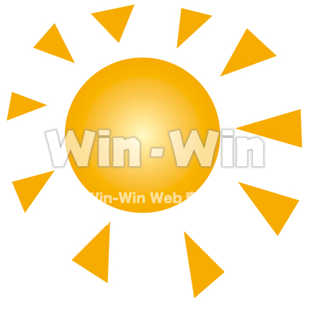 太陽のCG・イラスト素材 W-018492