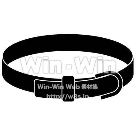 首輪のシルエット素材 W-019279
